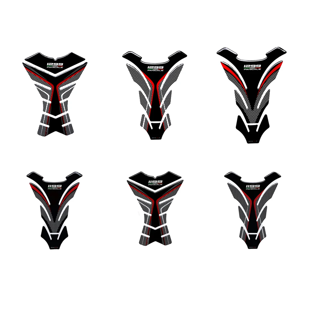 

For DUCATI 1199 1299 3D Resin Motorcycle Sticker Tank Pad Protection Case Stickers Moto Accessories Tankpad Decal Waterproof