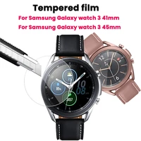 tempered glass watch screen protector film for samsung galaxy watch 3 41mm 45mm films clear full hd explosion proof anti scratch
