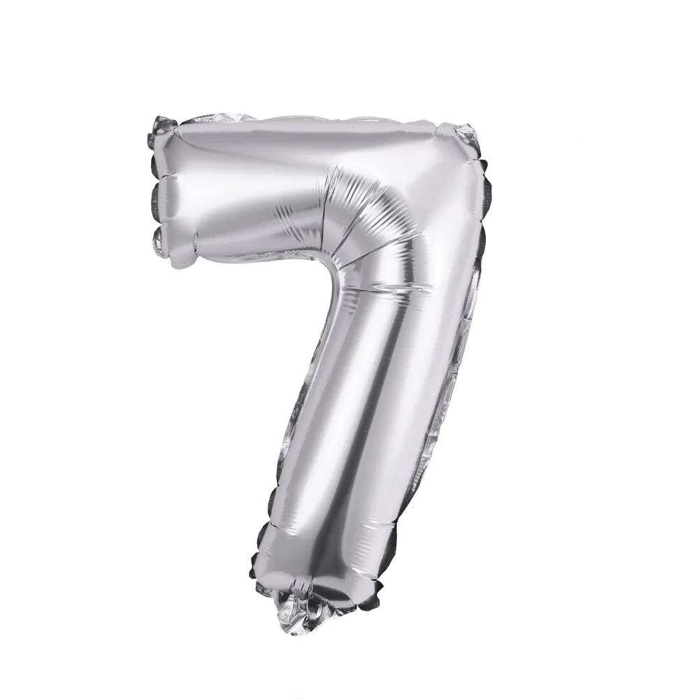 CARRYWON Ballons16 дюймов золотое серебряное число фольгированных шаров цифра воздушный шар День рождения свадьбы украшения день рождения шар - Цвет: Сливовый