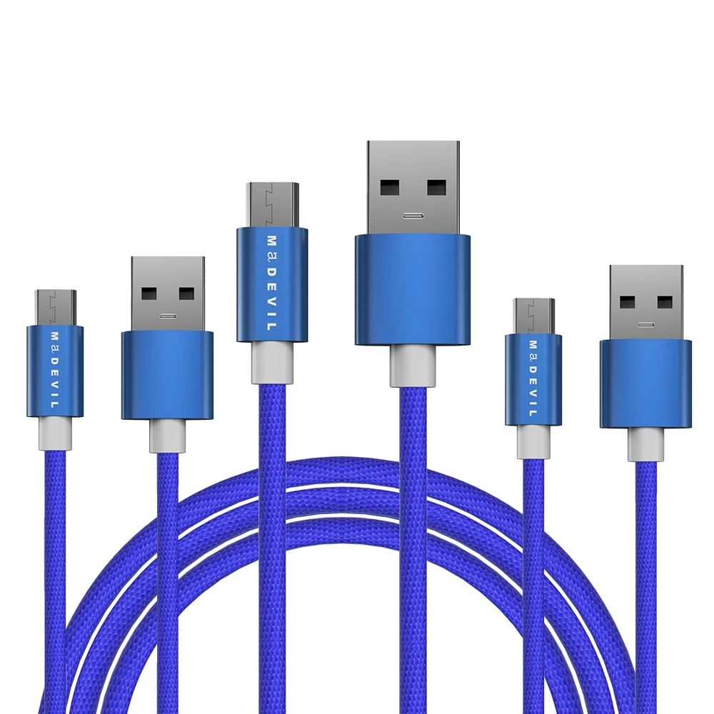 Madevil micro usb кабель синхронизации данных 2A быстрой зарядки для мобильного телефона