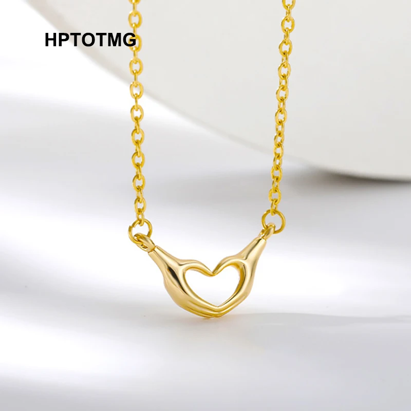 Цепочка с подвеской в виде сердца из нержавеющей стали|Цепочки| |