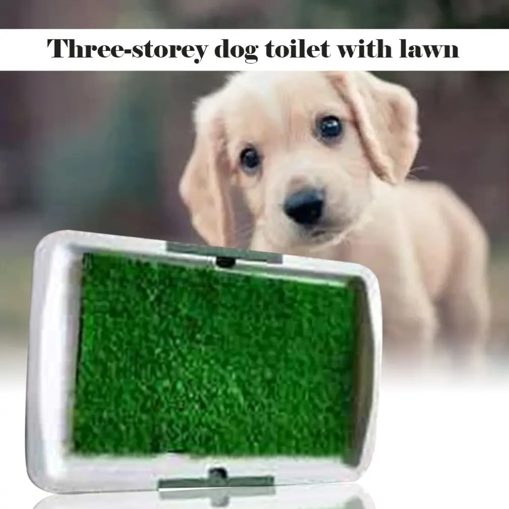 

Dog Toilet Lawn Three-Layer Toilet Dog Potty Dog Urinal Pet Supplies Professional Fashion Beautiful Dog Toilet