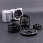 Высокое качество Фуцзянь CCTV 35 мм f1.7 Объектив C крепление для Sony NEX-5 NEX-3 NEX-7 NEX-5C NEX-C3 NEX черный + бленда