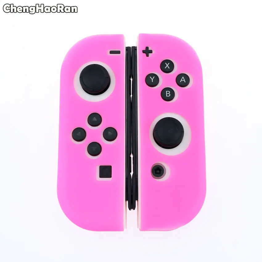 M ChengHaoRan силиконовый резиновый чехол для nintendo Switch контроллер Joy-Con для переключателя NX NS Joycon Grip защитный чехол - Цвет: M