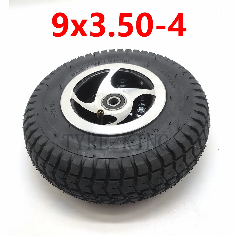 Высококачественная пневматическая колесная шина 9x3 50-4 со ступицей/ободом из