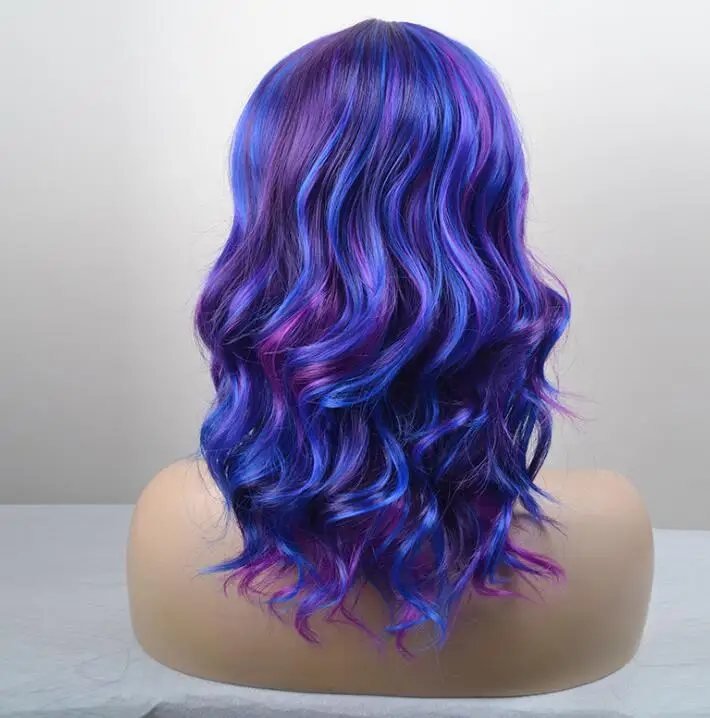 

Cosplay Wigs Descendants 3 Mal Wig Adult Long Curly Synthetic Hair Fashion Costume For Women Wigs