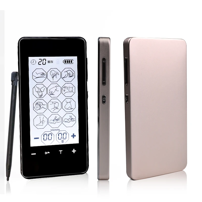 Электронный Массажер Акупунктура пульса 12 режимов/2 выхода TENS стимулятор мышц