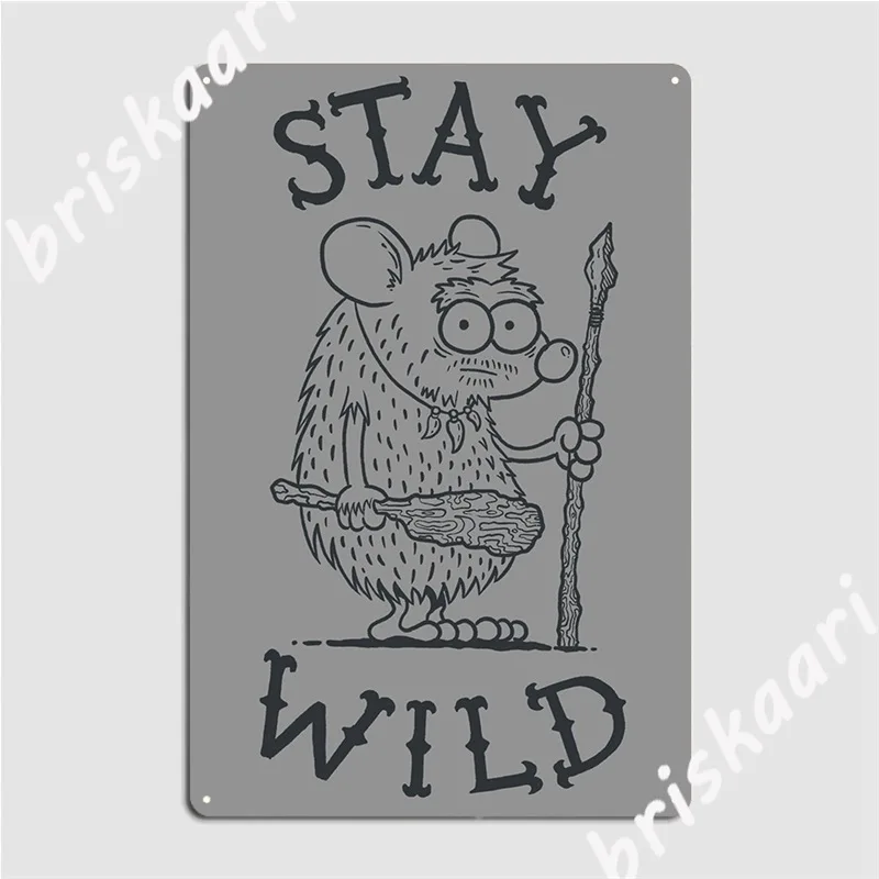 

Металлический плакат с надписью «Stay Wild» для дома и кухни