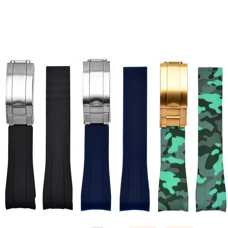 Оптовая цена для старых клиентов резиновый ремешок часов водонепроницаемый