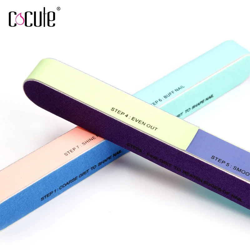 

1PC File Six Sides Latest Sandpaper Sponge Buffer Nail Polishing Nail Tool