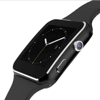 x6 wearable smart watch curved screen can be inserted into sim card with bluetooth photography and telephone