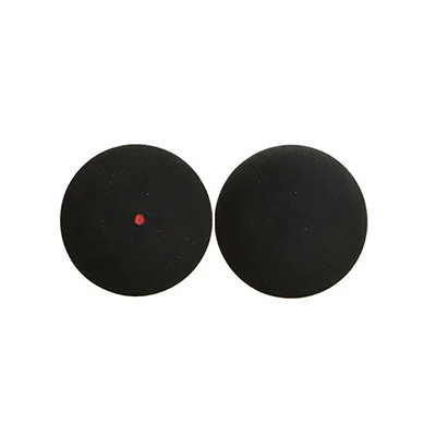 One dot red 2 шт./лот мяч для сквоша два-желтые точки одна точка синий красный желтый низкая скорость спортивные резиновые шарики профессиональный игрок 4 мм - Цвет: One dot red