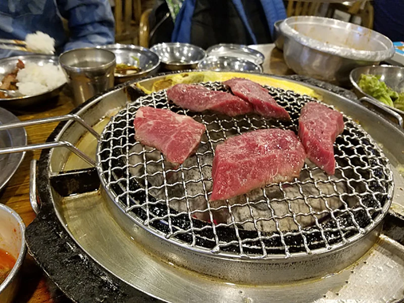 

Stainless Steel/Copper Barbecue Net Round Mesh Grill Oven Baking Tray Metal Racks Grid Round Grate Round BBQ Tools Accessories