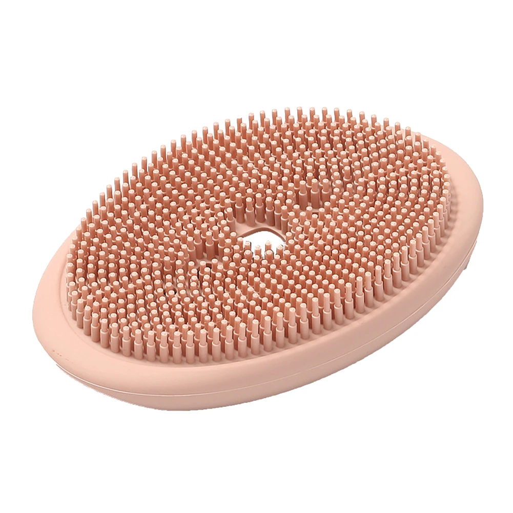 

Creative Silicone Soap Dish Drain Cleaning Brush Quick And Effective Cleaning Brush Bar Soap Holder Soap Bathroom Suit