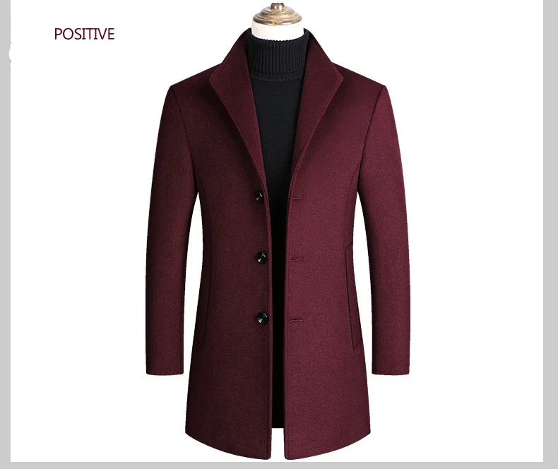 Лидер продаж 2021 Брендовые мужские шерстяные куртки наивысшего качества осень