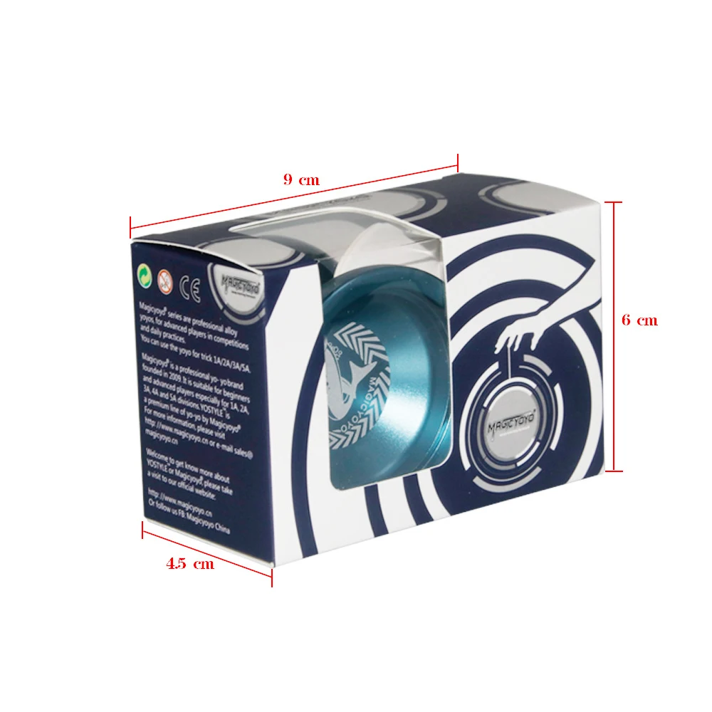 MAGICYOYO N12 с изображением акулы из сплава в виде металлического Йо-йо Профессиональный Йо-йо N12 Йо-йо 8-шариковый подшипник с веревкой YO-YO игрушки подарок для детей
