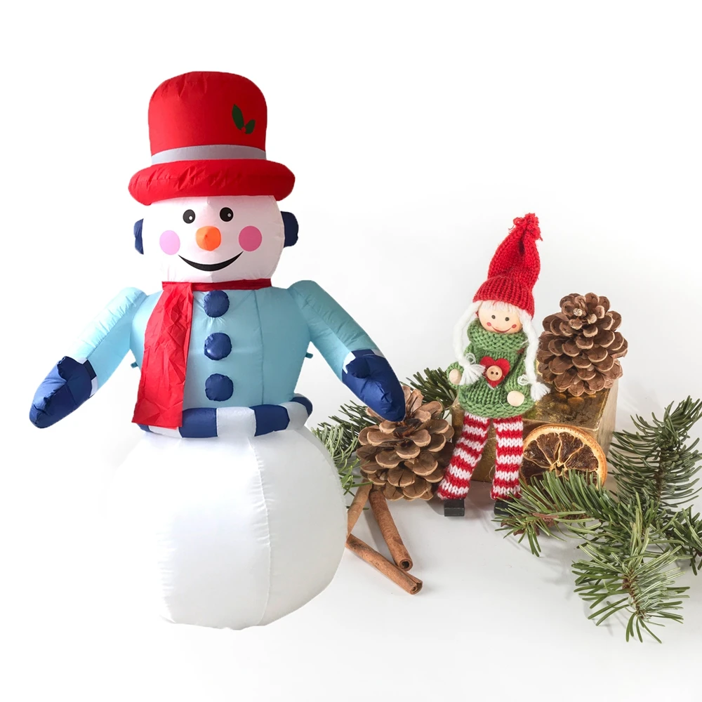 Новогоднее Надувное украшение на открытом воздухе шланг для полива огорода