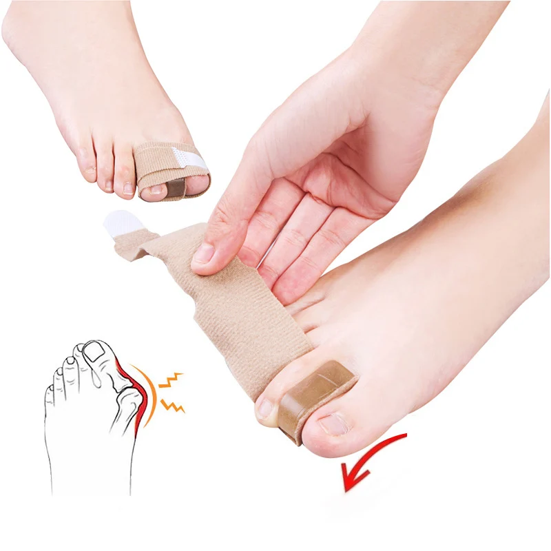 

1pcs Toe Separator Orthopedic Deliver Braces Correct Feet Care TPR + Flannel Special Hallux Valgus Orthopedic Delive