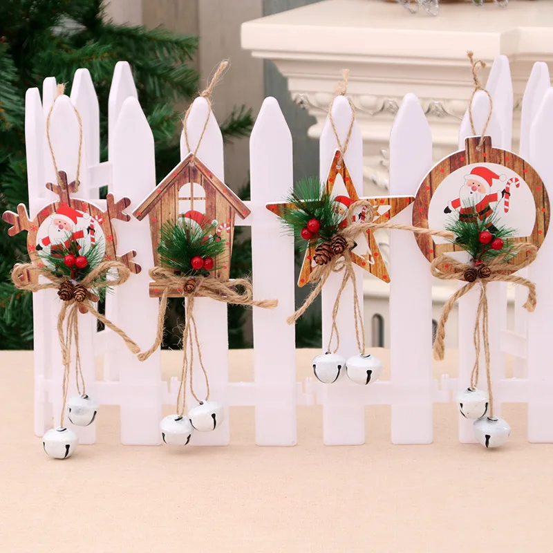 1 шт. Новогоднее украшение 2019 новый Рождественский колокольчик пенопластовая