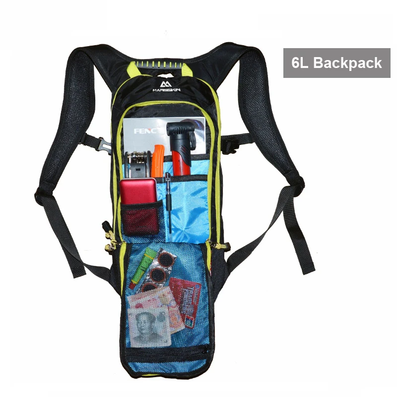 NEWBOLER Mtb Велоспорт Рюкзак гидратация дышащие 6L велосипедные сумки водонепроницаемый с дождевой крышкой дорожный велосипед рюкзак-переноска воды
