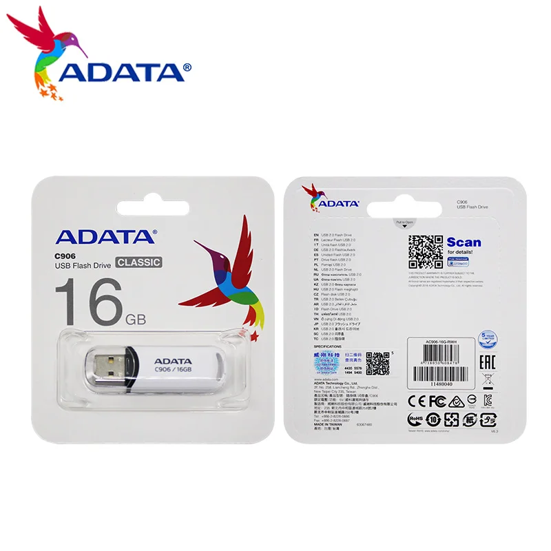 USB-флеш-накопитель ADATA C906 100% оригинал 32 ГБ 16 | Компьютеры и офис