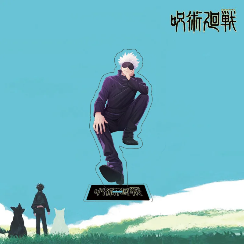 

Anime Gojo Satoru Acrylic Figure Invincible Satoru Stand Model Toys Jujutsu Kaisen Kawaii Accessories For Boys Girls Gifts