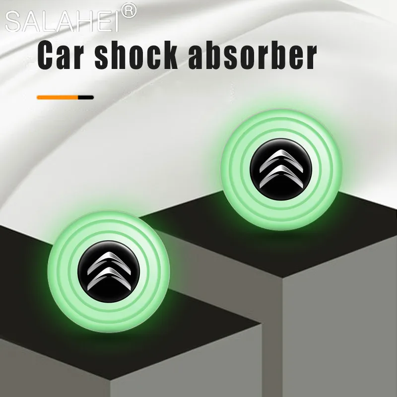 

1PC Car Door Decoration Protection Luminous Insulation Pad Shock Absorber For Citroen C2 C3 C4 C5 ZX Quatre Saxo Xsara Jimny 1.6
