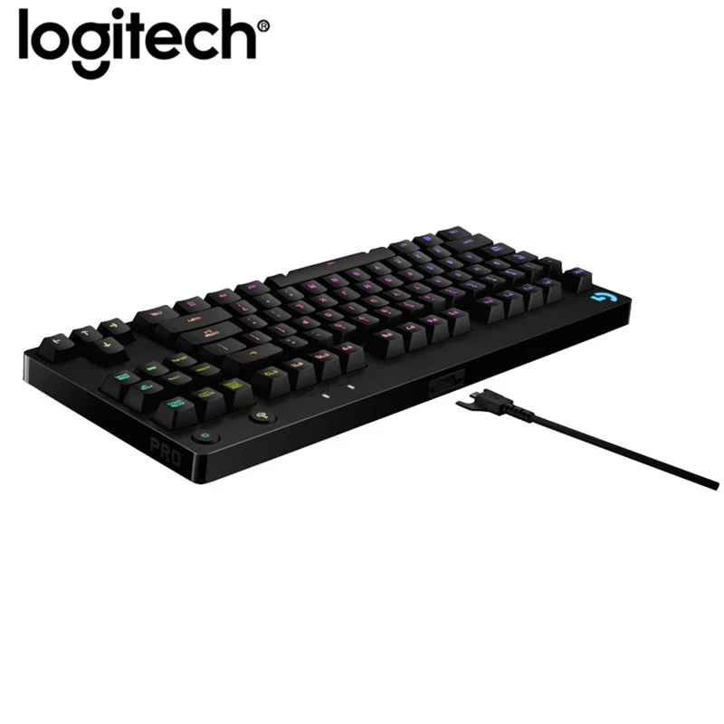 Игровая клавиатура Logitech G Pro X LIGHTSYNC RGB механическая эргономичная с подсветкой