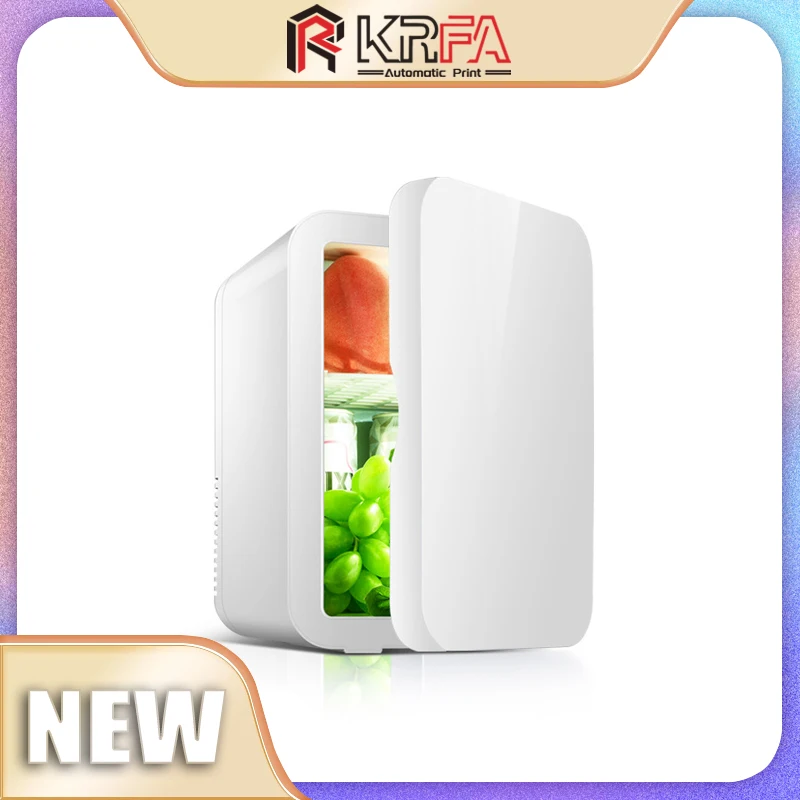 

New 8L Car Refrigerator Portable Cooler Mini Freezer 12V/220V For Van RV Vehicle Home Use Picnic Camping Silent Car Fridge 2021