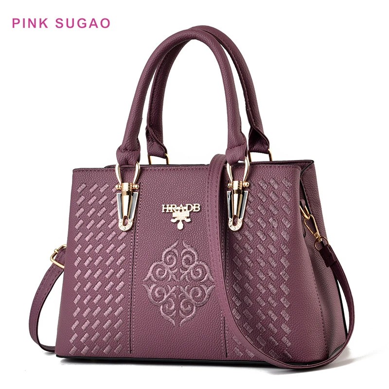 

Сумка-тоут женская, из кожи, розовая