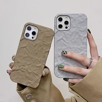for iphone 13 pro max case tin foil paper pattern phone case for iphone 11 12 mini pro max xs xr x 8 7 plus warm colors cover