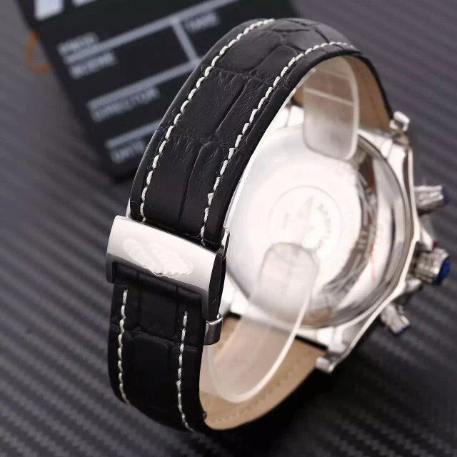 

2020 New Men Chronograph Stopwatch Watch Black Blue Leather Stainless Steel Sapphire Sports Watches COLT Calendar Chronometer