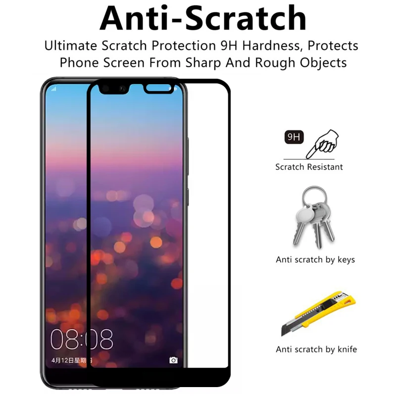 Защитный экран 9d чехол из закаленного стекла для huawei p20 pro p30 lite 2020 на p 20 30 light p30lite