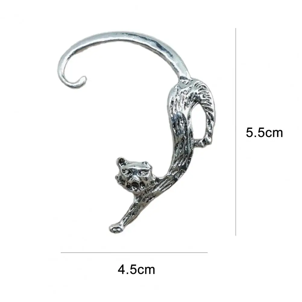 

HOT SALES!!! 1Pc Stylish Retro Punk Cat Shape Ear Wrap Alloy Lightweight Ear Cuff