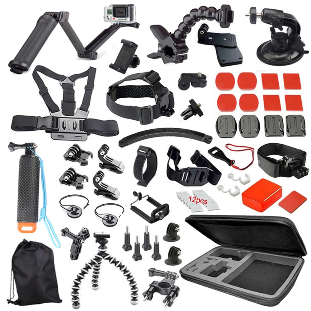 

Для Gopro hero 9 8 7 6 5 4 3 аксессуары комплект кронштейн для наружного катания для дайвинга парашют для катания на лыжах Экстремальные виды спорта для SJCAM Xiaoyi