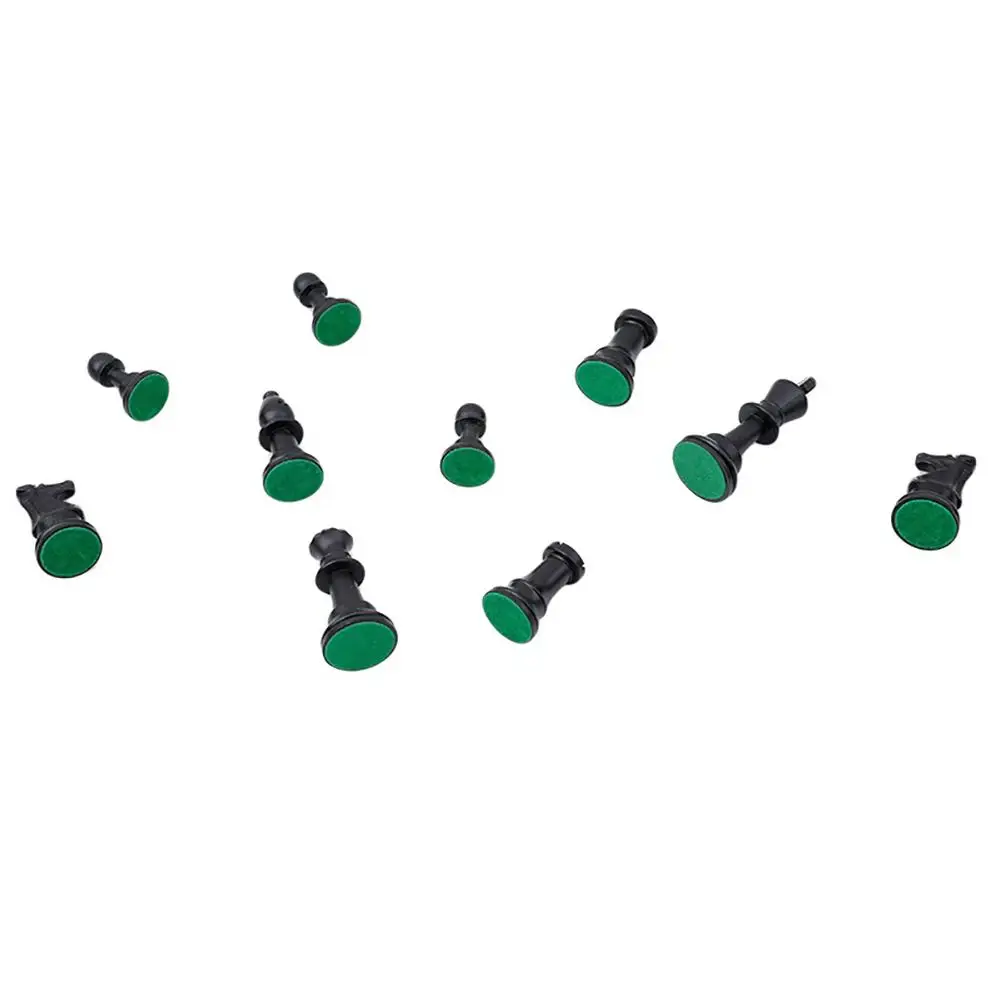

32Pcs/Set Plastic Chess Pieces Black White Medieval Chess Pieces Game Chessmen 65/75/95mm Internation Word Chess Accessories
