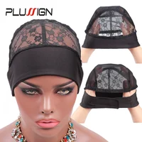 Plussign Lace Wig Net 5Pcs/Lot Headband Wig Cap For Making Wigs Mesh Dome Breathable Hairnets Wig Accessories Tools Lace Wig Cap