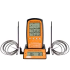 Цифровой двойной зонд-термометр для барбекю, беспроводной кухонный прибор для духовки, приготовления пищи на гриле, курильщика, термометр для мяса, измерительный прибор, высокое качество