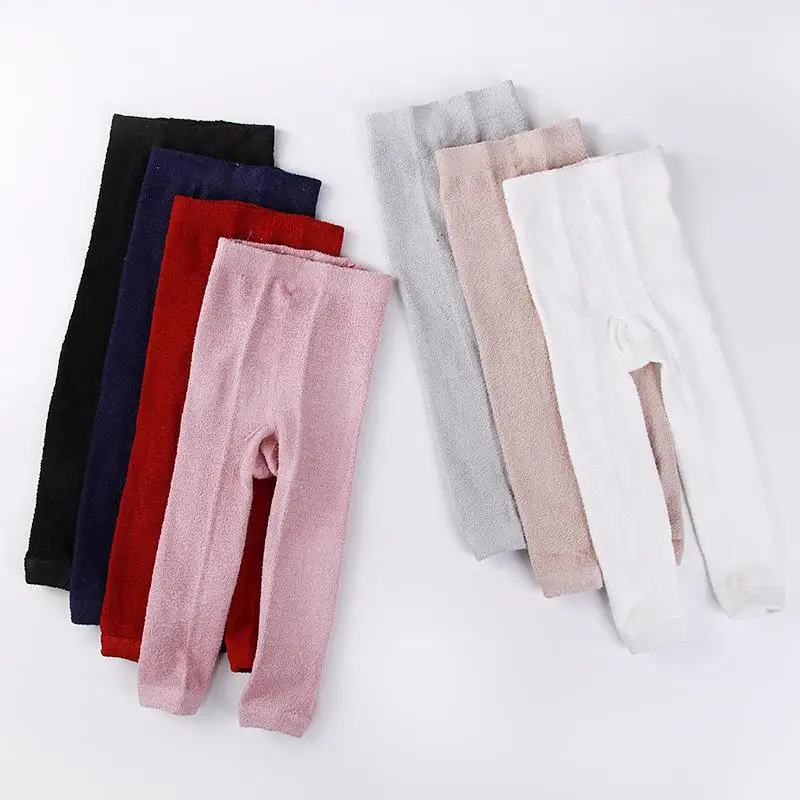 Леггинсы для маленьких мальчиков и девочек Осень-зима 2019 новые хлопковые плотные