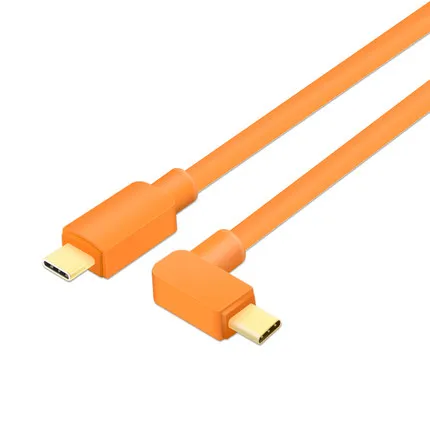 Тип с разъемами типа C и Тип-C кабель USB-C 1 5 м-10 м высокая видимость оранжевый локоть