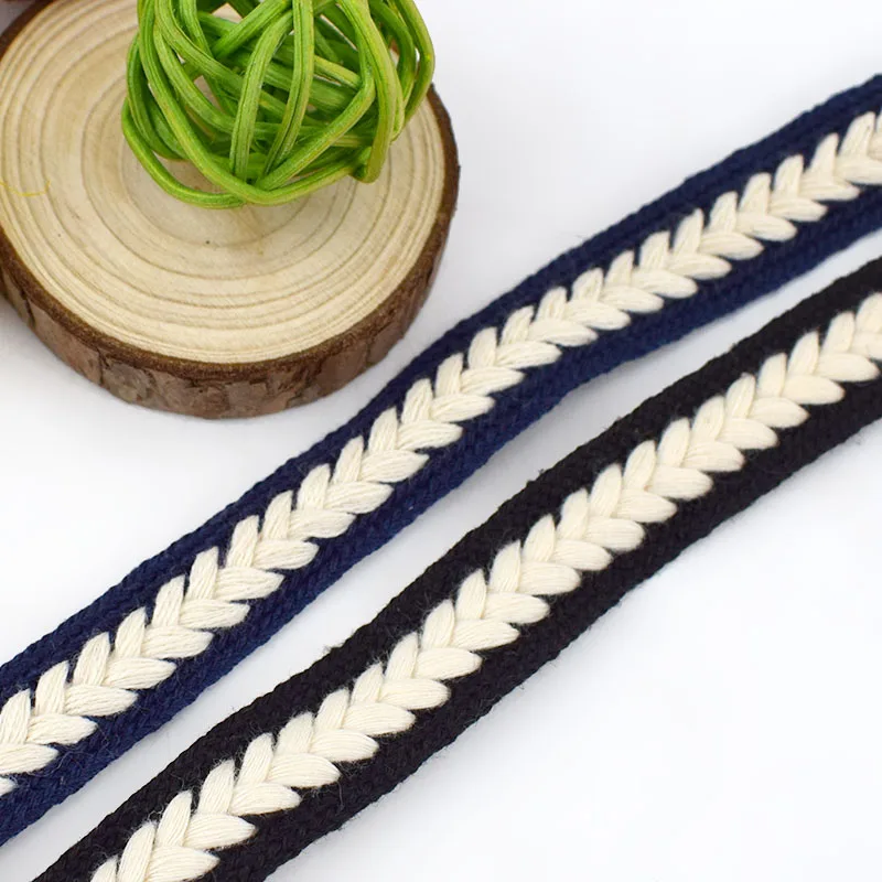 Meetee 9 ярдов 1 5 см тесьма хлопок cкручивание плетение волос Twist Weaving лента кружевное