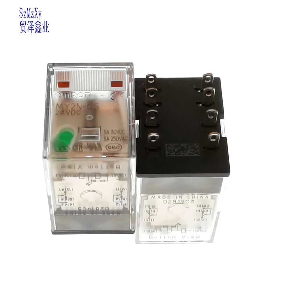 

2 шт. реле MY2N-GS DC24V MY2N 24V 220V AC220V