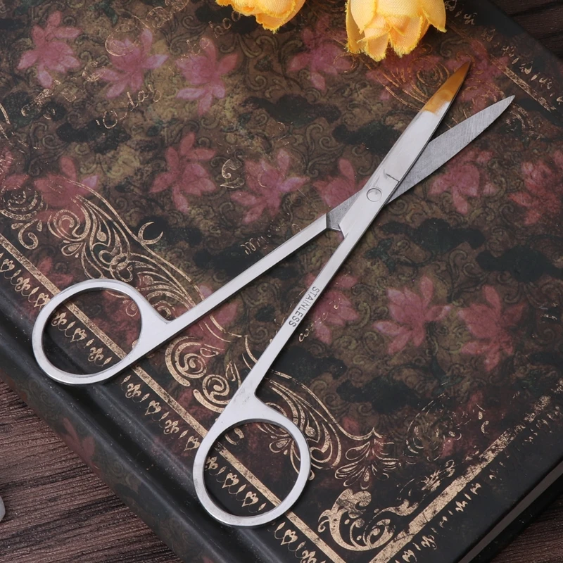 Профессиональные ножницы из нержавеющей стали для бровей носа стрижки маникюра