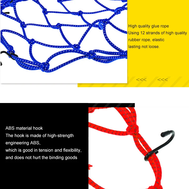 40*40 см сверхпрочный эластичный мотоцикл Чемодан шлем с сеткой держатель сетка