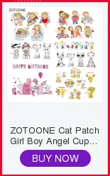 ZOTOONE полосы для одежды цветы железные на Переводные патчи аппликация одежда напечатаны Diy патч приложение термо-Стикеры для одежды E