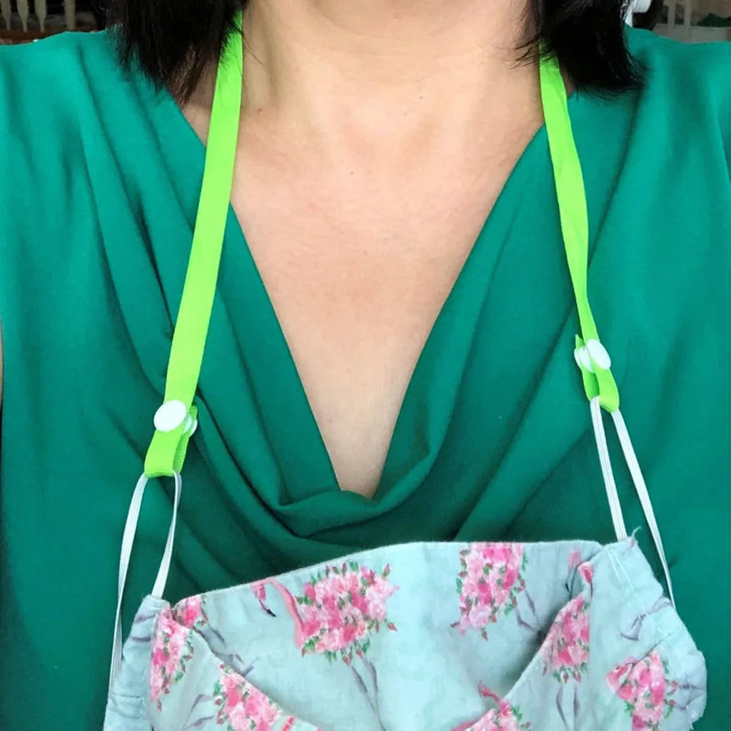 10 шт. цветная маска швейная эластичная лента шнур с регулируемой пряжкой ремешок