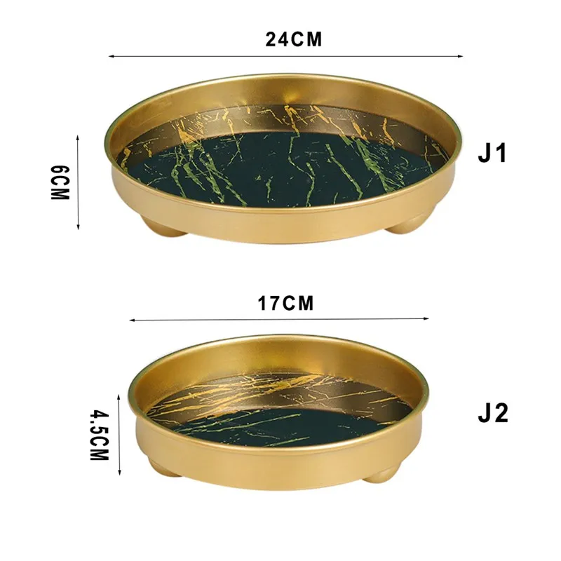 Светлый роскошный органайзер для хранения ювелирных изделий поднос снэков