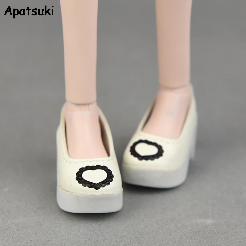 

Туфли из искусственной кожи, 6 х 2,5 см, в форме сердца, для шарнирных кукол 1/4, 40-50 см, кукла Синьи, на высоком каблуке, аксессуары для кукол, Saron