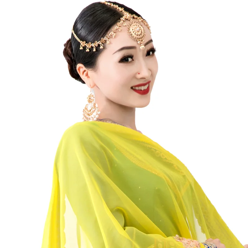 2020 New India Pakistan Girl Dance Accessory Woman Performance Brows Shoot Headwear Lady Headdress | Тематическая одежда и