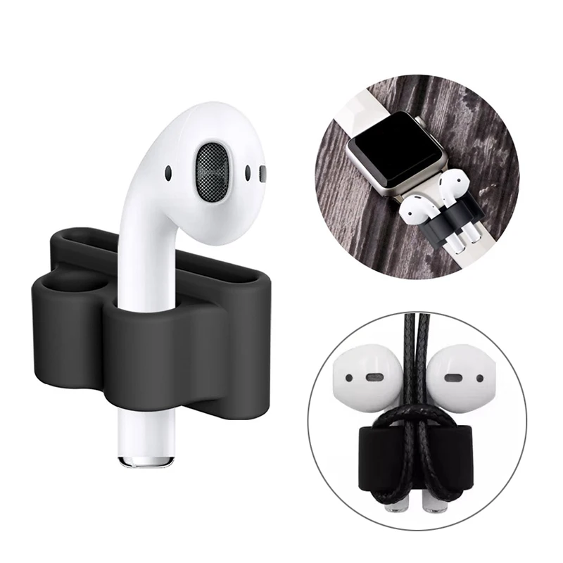 Защитный силиконовый чехол для Apple Airpods хранения беспроводных Bluetooth наушников с